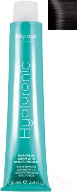 Изображение товара Крем-краска для волос Kapous Hyaluronic Acid с гиалуроновой кислотой 5.18 (светло-коричневый лакричный)
