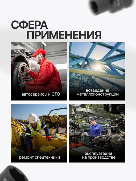 Изображение товара Набор головок слесарных ForceKraft FK-4203-5MPB (26463)