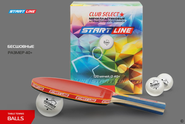Изображение товара Набор мячей для настольного тенниса Start Line lub Select 1 / 311209