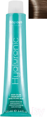 Изображение товара Крем-краска для волос Kapous Hyaluronic Acid с гиалуроновой кислотой 7.81 (блонд карамельно-пепельный)