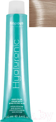 Изображение товара Крем-краска для волос Kapous Hyaluronic Acid с гиалуроновой кислотой 9.085 (очень светлый блондин пастельный розовый)