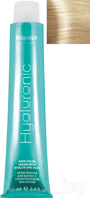 Изображение товара Крем-краска для волос Kapous Hyaluronic Acid с гиалуроновой кислотой 901 (осветляющий пепельный)