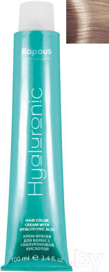 Изображение товара Крем-краска для волос Kapous Hyaluronic Acid с гиалуроновой кислотой 923 (осветляющий перламутровый бежевый)