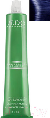 Изображение товара Крем-краска для волос Kapous Studio Professional с женьшенем и рисовыми протеинами 07 (усилитель синий)