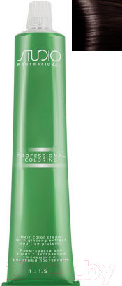 Изображение товара Крем-краска для волос Kapous Studio Professional с женьшенем и рисовыми протеинами 4.4 (медно-коричневый)