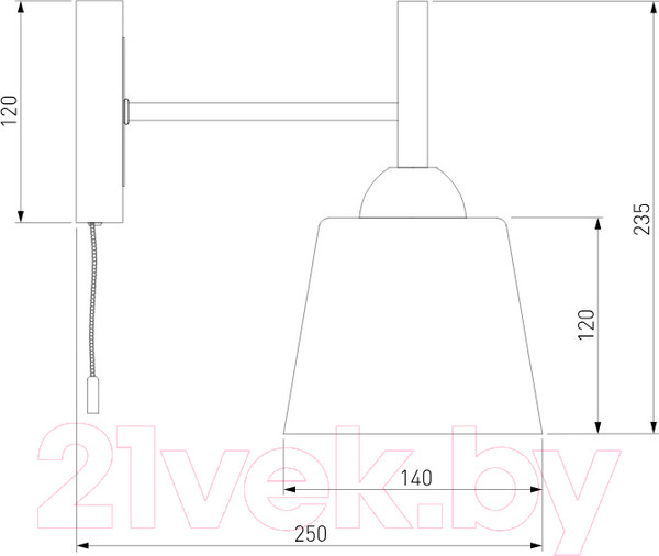 Изображение товара Бра Евросвет Fresco 70085/1 (белый)