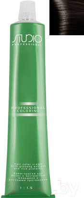 Изображение товара Крем-краска для волос Kapous Studio Professional с женьшенем и рисовыми протеинами 5.1 (светлый пепельно-коричневый)