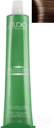 Изображение товара Крем-краска для волос Kapous Studio Professional с женьшенем и рисовыми протеинами 5.31 (светлый коричнево-бежевый)