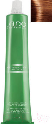 Изображение товара Крем-краска для волос Kapous Studio Professional с женьшенем и рисовыми протеинами 8.43 (светлый медно-золотистый блонд)