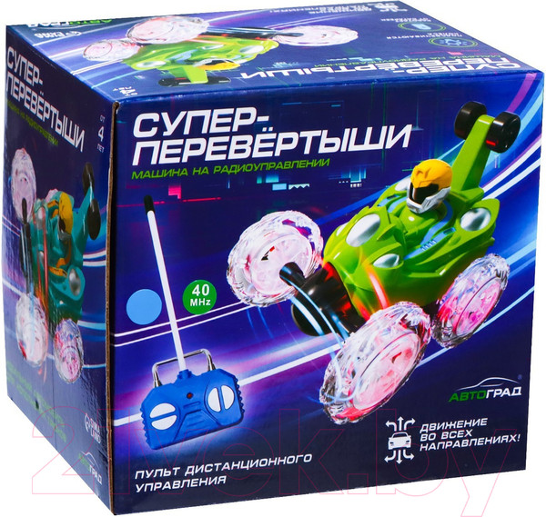 Изображение товара Радиоуправляемая игрушка Автоград Перевертыш Трюк / 7706961 (синий)