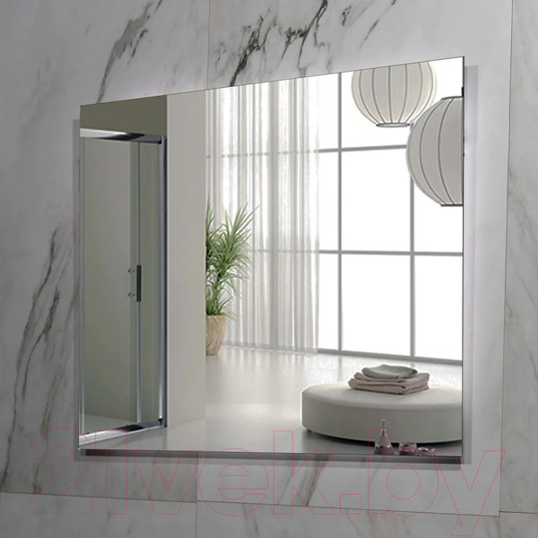 Изображение товара Зеркало Пекам Greta Fly 110x80 / GretaFly-110x80 (с подсветкой, с механической клавишей)