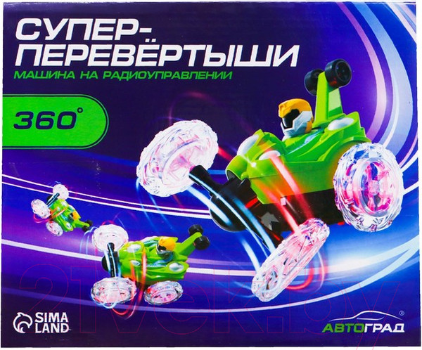 Изображение товара Радиоуправляемая игрушка Автоград Перевертыш Трюк / 7706963 (красный)