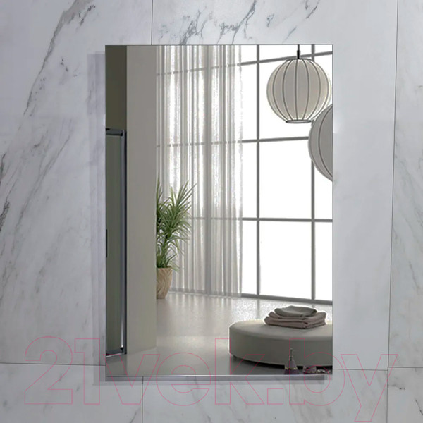 Изображение товара Зеркало Пекам Greta Fly 80x110 / GretaFly-80x110 (с подсветкой, с механической клавишей)