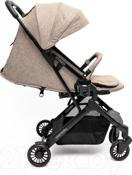Изображение товара Детская прогулочная коляска Amarobaby Voyager / AB22-10VOYAGER/12 (коричневый)