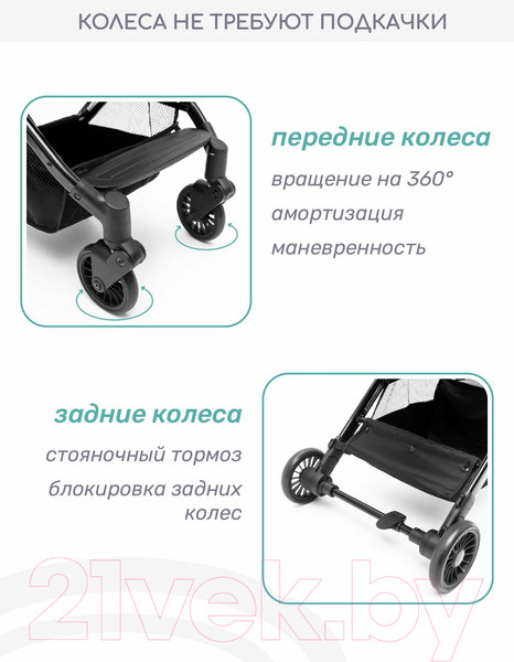 Изображение товара Детская прогулочная коляска Amarobaby Voyager / AB22-10VOYAGER/20 (синий)