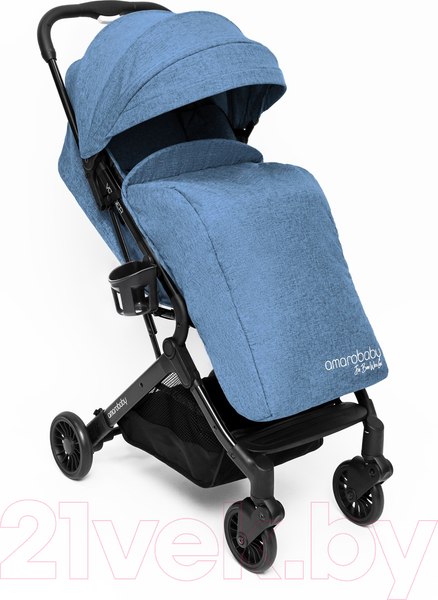 Изображение товара Детская прогулочная коляска Amarobaby Voyager / AB22-10VOYAGER/20 (синий)