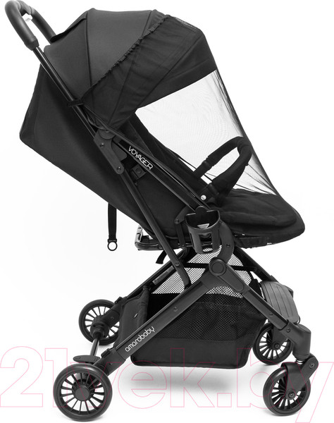 Изображение товара Детская прогулочная коляска Amarobaby Voyager / AB22-10VOYAGER/09 (черный)