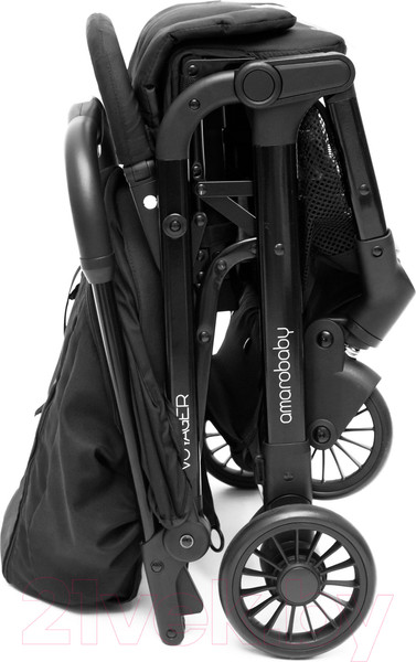 Изображение товара Детская прогулочная коляска Amarobaby Voyager / AB22-10VOYAGER/09 (черный)