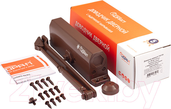 Изображение товара Доводчик с рычагом Нора-М 740 DA (коричневый)