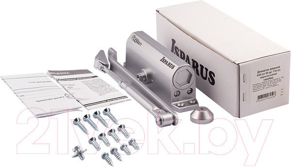 Изображение товара Доводчик с рычагом Нора-М Isparus 420 (серебристый)