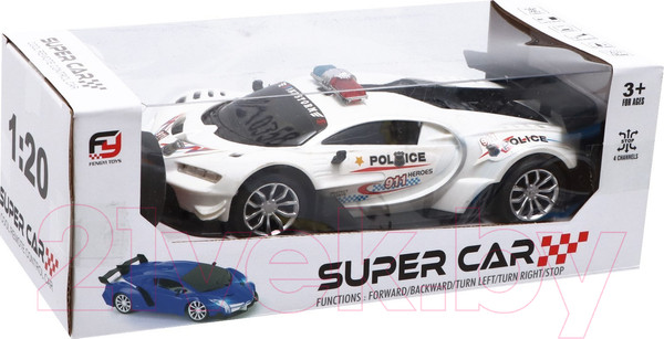 Изображение товара Радиоуправляемая игрушка Sima-Land Полиция 7610358 (белый)