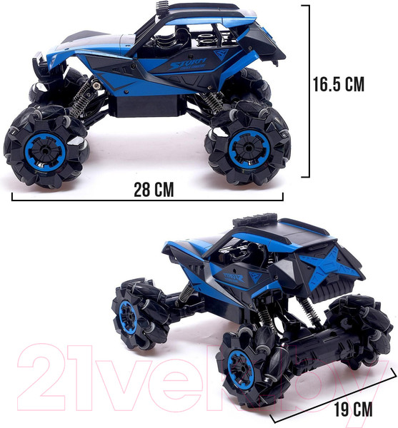 Изображение товара Радиоуправляемая игрушка Sima-Land Джип-акробат / 6926146 (синий)