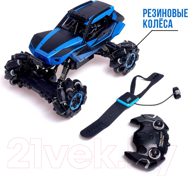 Изображение товара Радиоуправляемая игрушка Sima-Land Джип-акробат / 6926146 (синий)