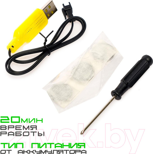 Изображение товара Радиоуправляемая игрушка Sima-Land Джип-акробат / 5187464 (зеленый)