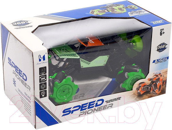 Изображение товара Радиоуправляемая игрушка Sima-Land Джип-акробат / 5187464 (зеленый)