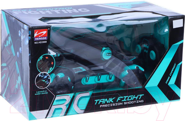 Изображение товара Радиоуправляемая игрушка Sima-Land Танк Fighter / 6918430 (черный/синий)