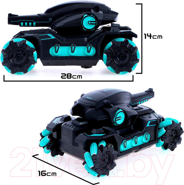 Изображение товара Радиоуправляемая игрушка Sima-Land Танк Fighter / 6918430 (черный/синий)