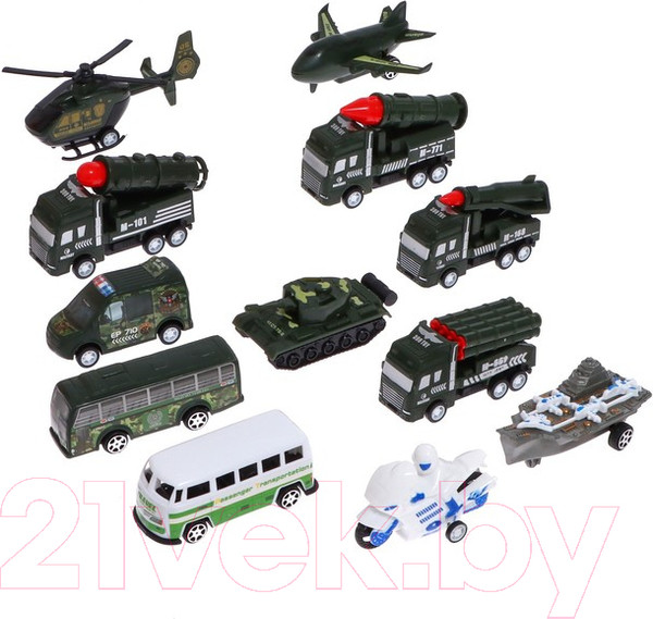 Изображение товара Набор игрушечной техники Автоград Военная техника / 7612806