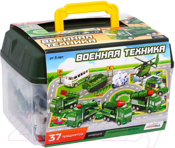 Изображение товара Набор игрушечной техники Автоград Военная техника / 7612806
