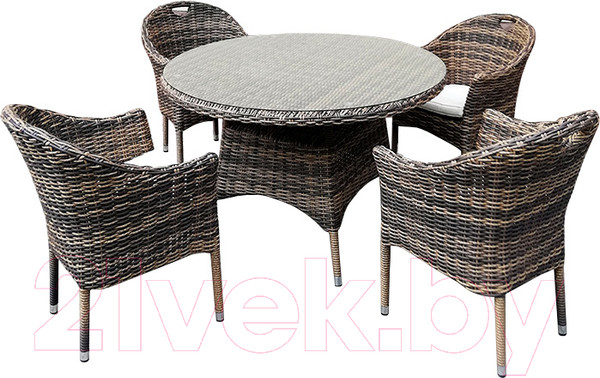 Изображение товара Комплект садовой мебели ForGarden Geneva Lux 4/Melbourne Lux / BF01060