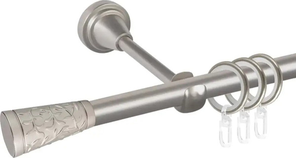 Изображение товара Карниз для штор АС ФОРОС Prime D16Г + наконечники Севилья (2м, сатин)