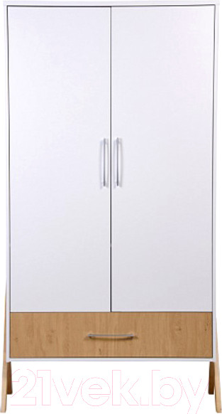 Изображение товара Шкаф Polini Kids Porto 3100 / 0002573.163 (белый/дуб каменный)