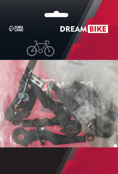 Изображение товара Тормоз для велосипеда Dream Bike V-brake 7378803 (серебристый)