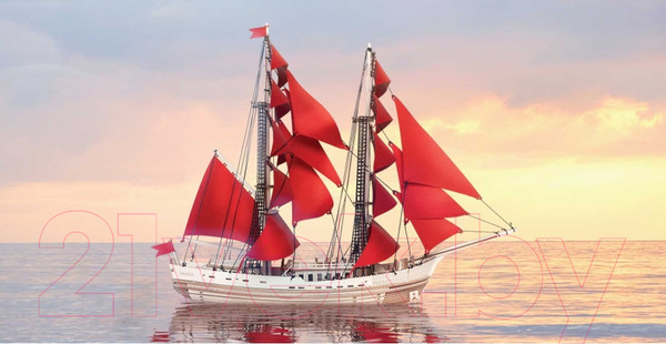 Изображение товара Корабль игрушечный Lemmo С парусами Секрет Океана / 01-91