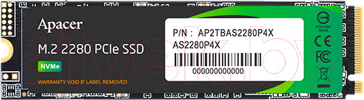 Изображение товара SSD диск Apacer 512GB (AP512GAS2280P4X-1)
