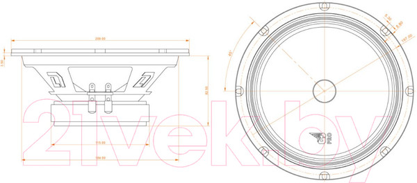 Изображение товара Среднечастотная АС DL Audio Gryphon Pro 200