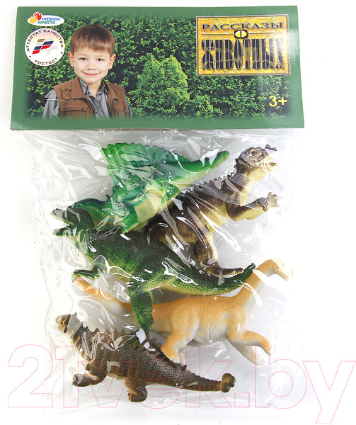 Изображение товара Набор фигурок игровых Играем вместе Динозавры / HB9908-5