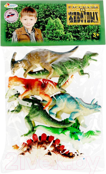 Изображение товара Набор фигурок игровых Играем вместе Динозавры / HB9908-7