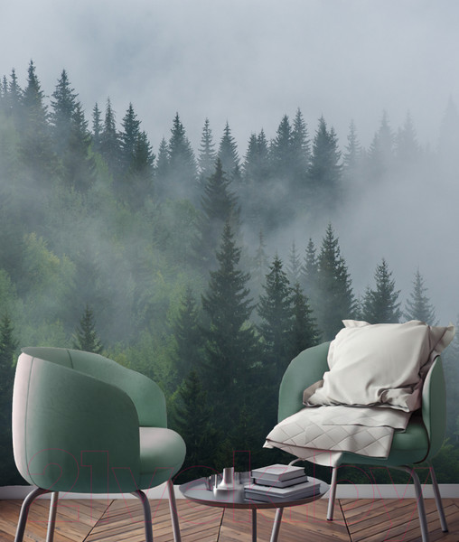 Изображение товара Фотообои листовые Vimala Зеленый лес 2 (270x300)