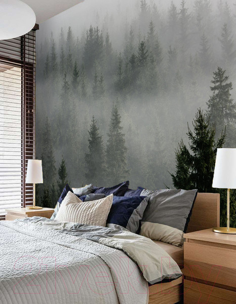 Изображение товара Фотообои листовые Vimala Лес в тумане 6 (270x300)