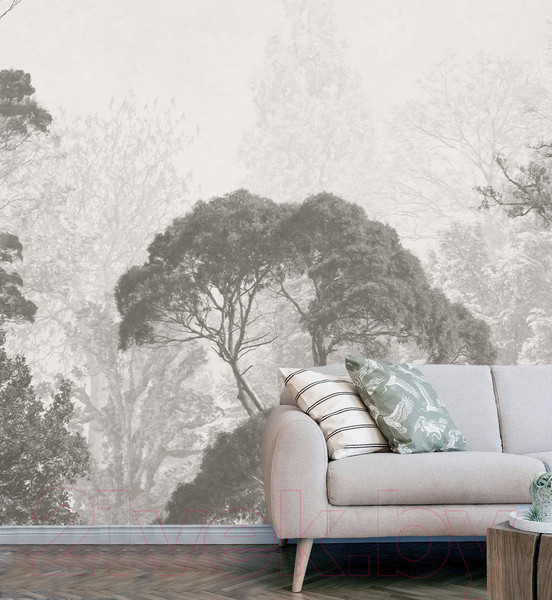 Изображение товара Фотообои листовые Vimala Рисованный лес 2 (270x300)