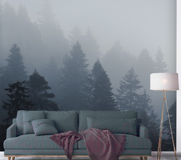 Изображение товара Фотообои листовые Vimala Серый лес 2 (270x300)