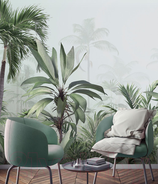 Изображение товара Фотообои листовые Vimala Тропические джунгли 2 (270x300)