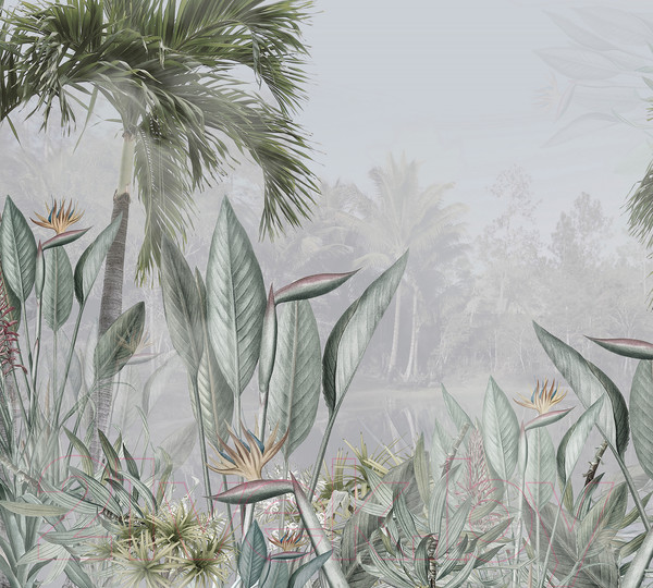 Изображение товара Фотообои листовые Vimala Тропические джунгли 3 (270x300)