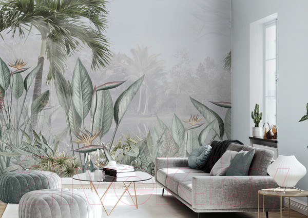 Изображение товара Фотообои листовые Vimala Тропические джунгли 3 (270x300)