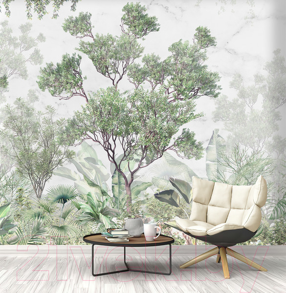 Изображение товара Фотообои листовые Vimala Тропические джунгли 4 (270x300)